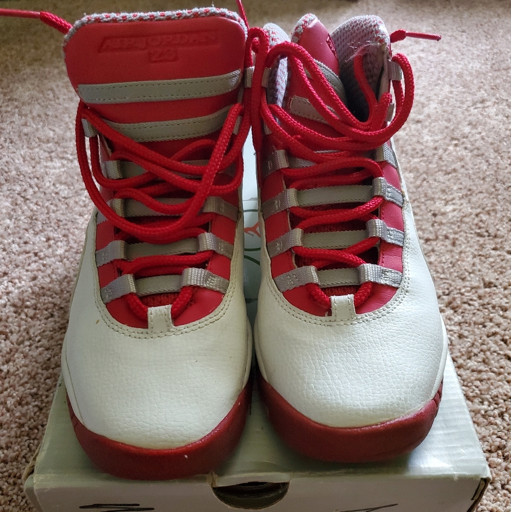 Jordan 10 red/white
